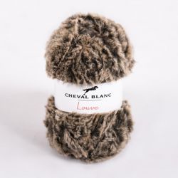 Laine Cheval Blanc Louve Réf Marron 319